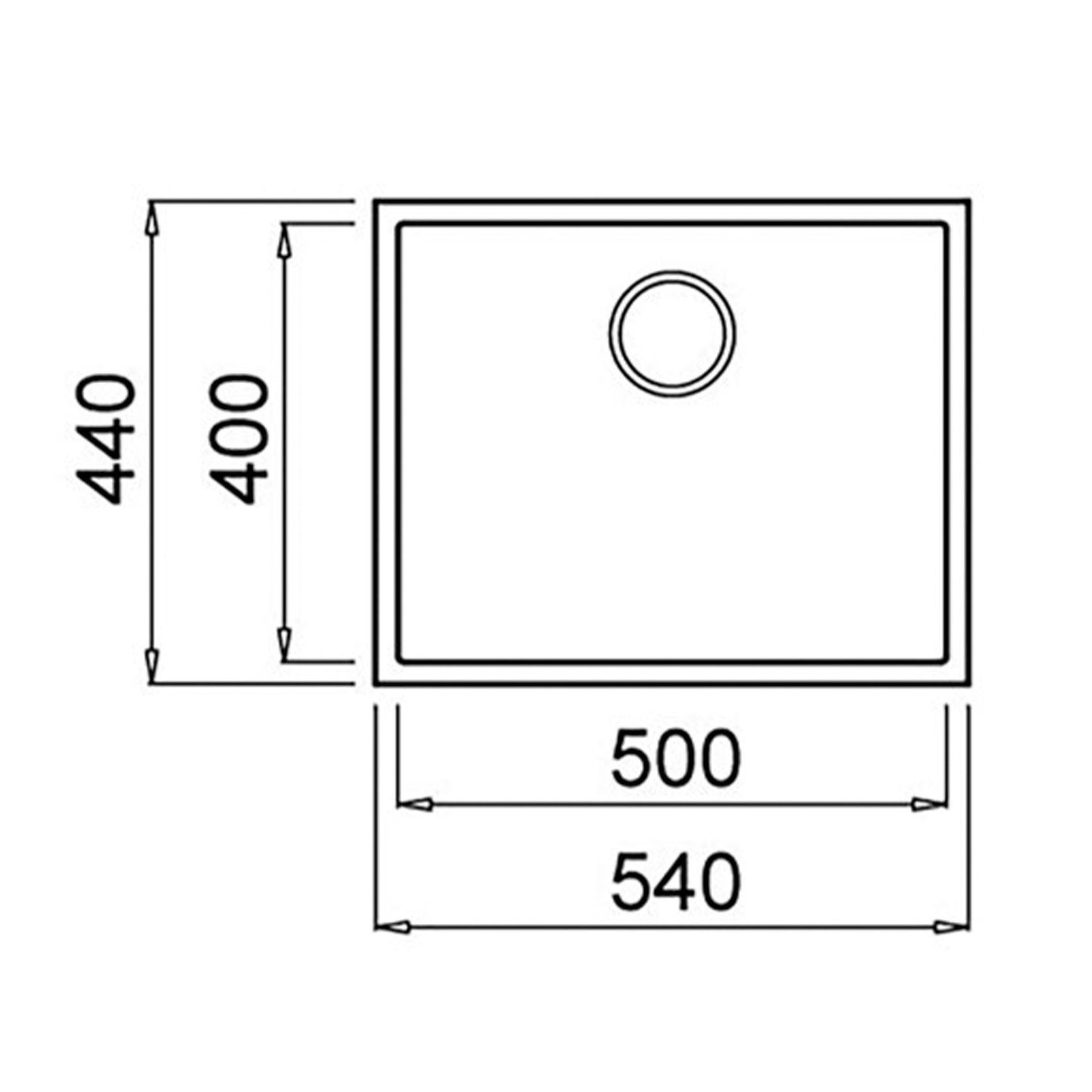 Elleci Granite Undermount Sink (ELGQ105-40) gallery detail image
