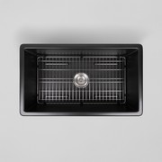 Maurice 813x483 Matte Black Fireclay Single Bowl Sink gallery detail image