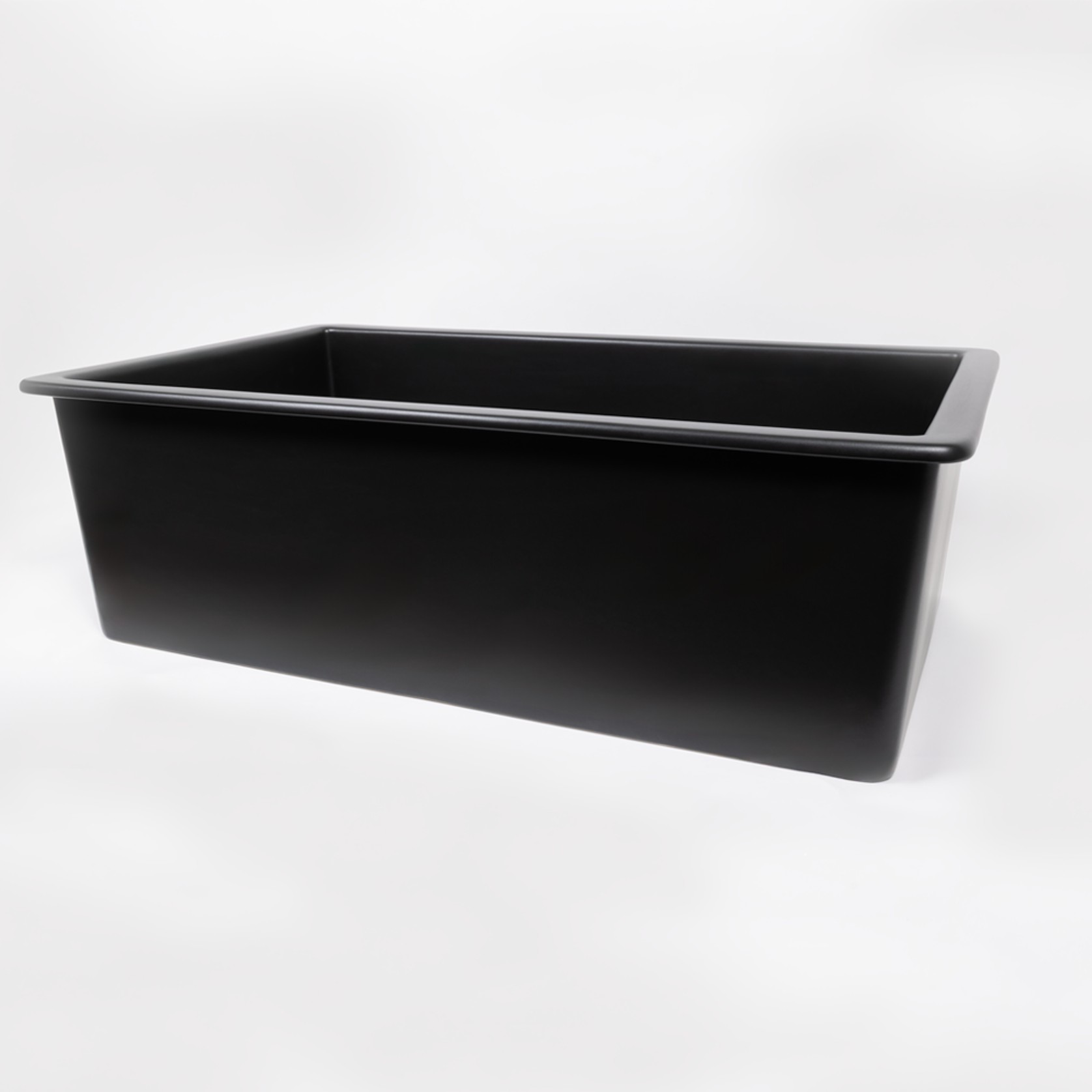 Maurice 813x483 Matte Black Fireclay Single Bowl Sink gallery detail image