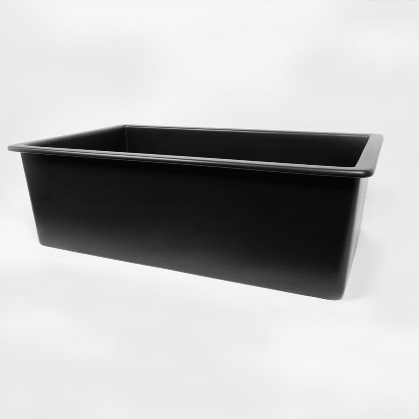 Maurice 813x483 Matte Black Fireclay Single Bowl Sink gallery detail image