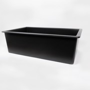 Maurice 813x483 Matte Black Fireclay Single Bowl Sink gallery detail image