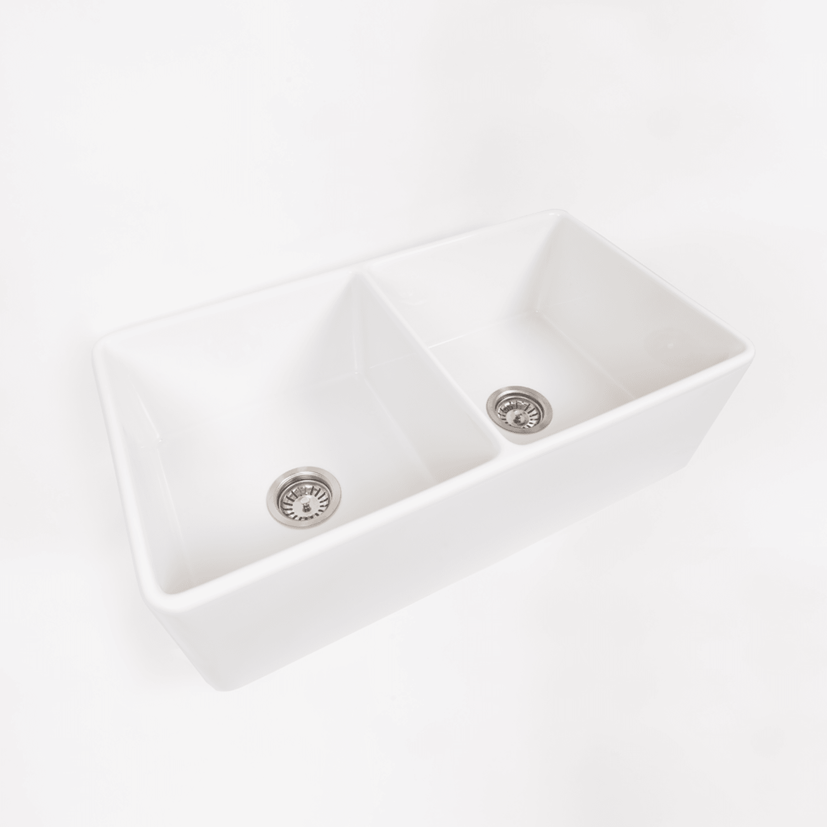 Bronwen 835x459 Farmhouse Fireclay Double Bowl Sink gallery detail image