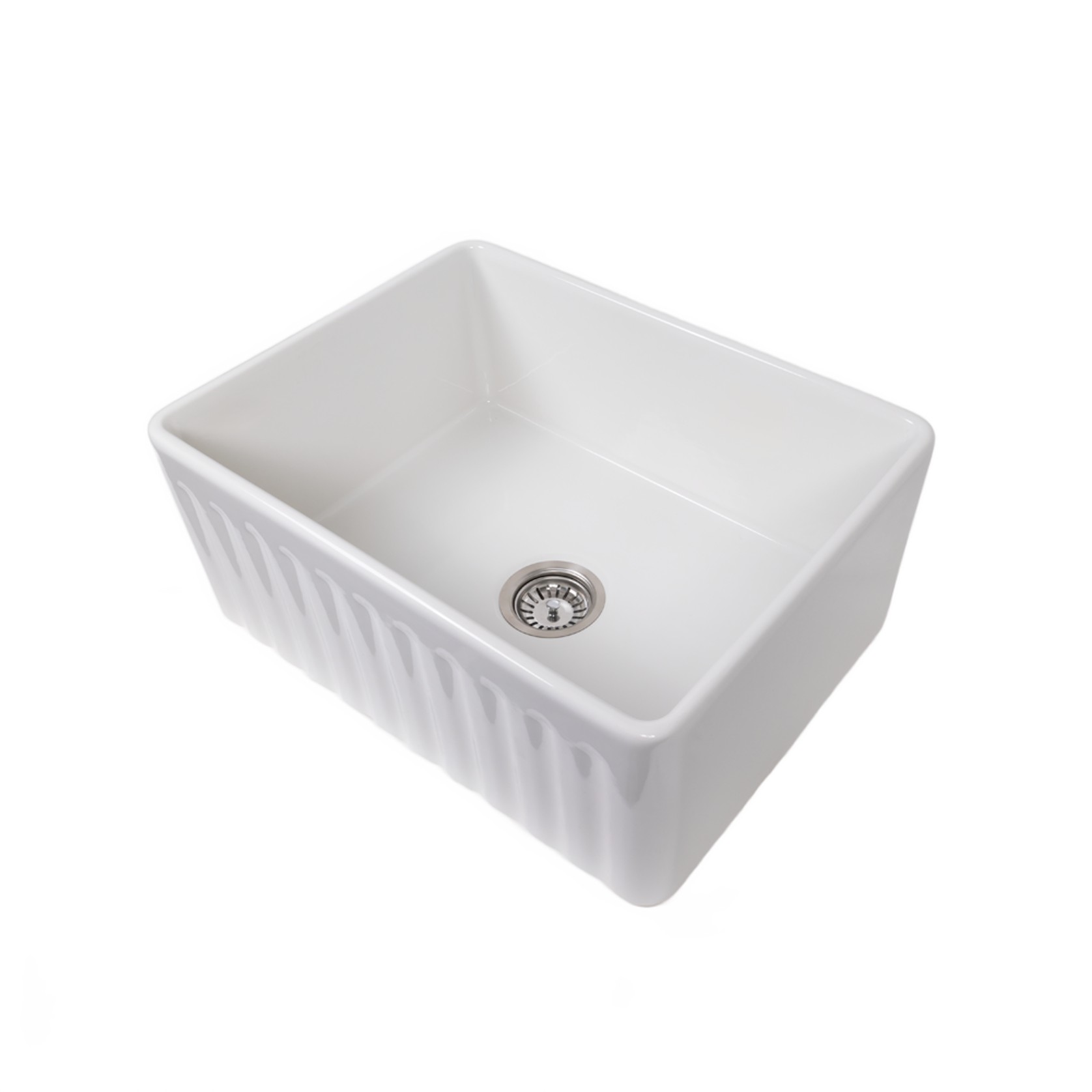 Rose 610x459 Farmhouse Fireclay Single Bowl Sink gallery detail image
