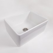 Rose 610x459 Farmhouse Fireclay Single Bowl Sink gallery detail image