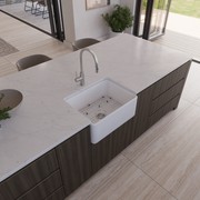 Rose 610x459 Farmhouse Fireclay Single Bowl Sink gallery detail image