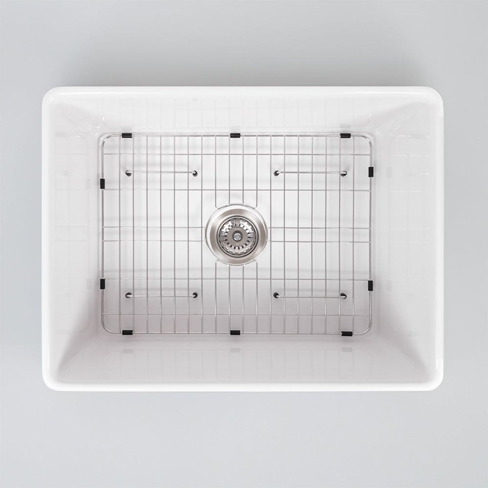 Rose 610x459 Farmhouse Fireclay Single Bowl Sink gallery detail image