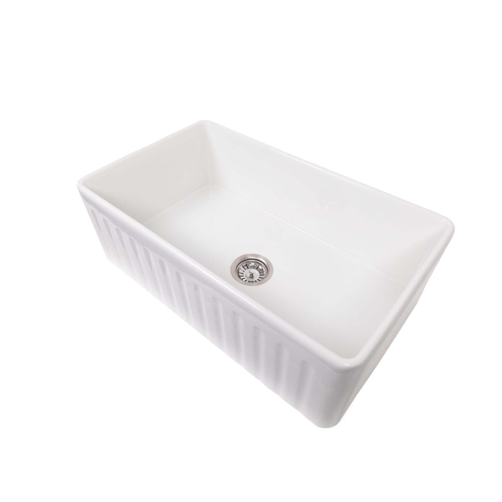 Elodie 760x459 Farmhouse Fireclay Single Bowl Sink gallery detail image