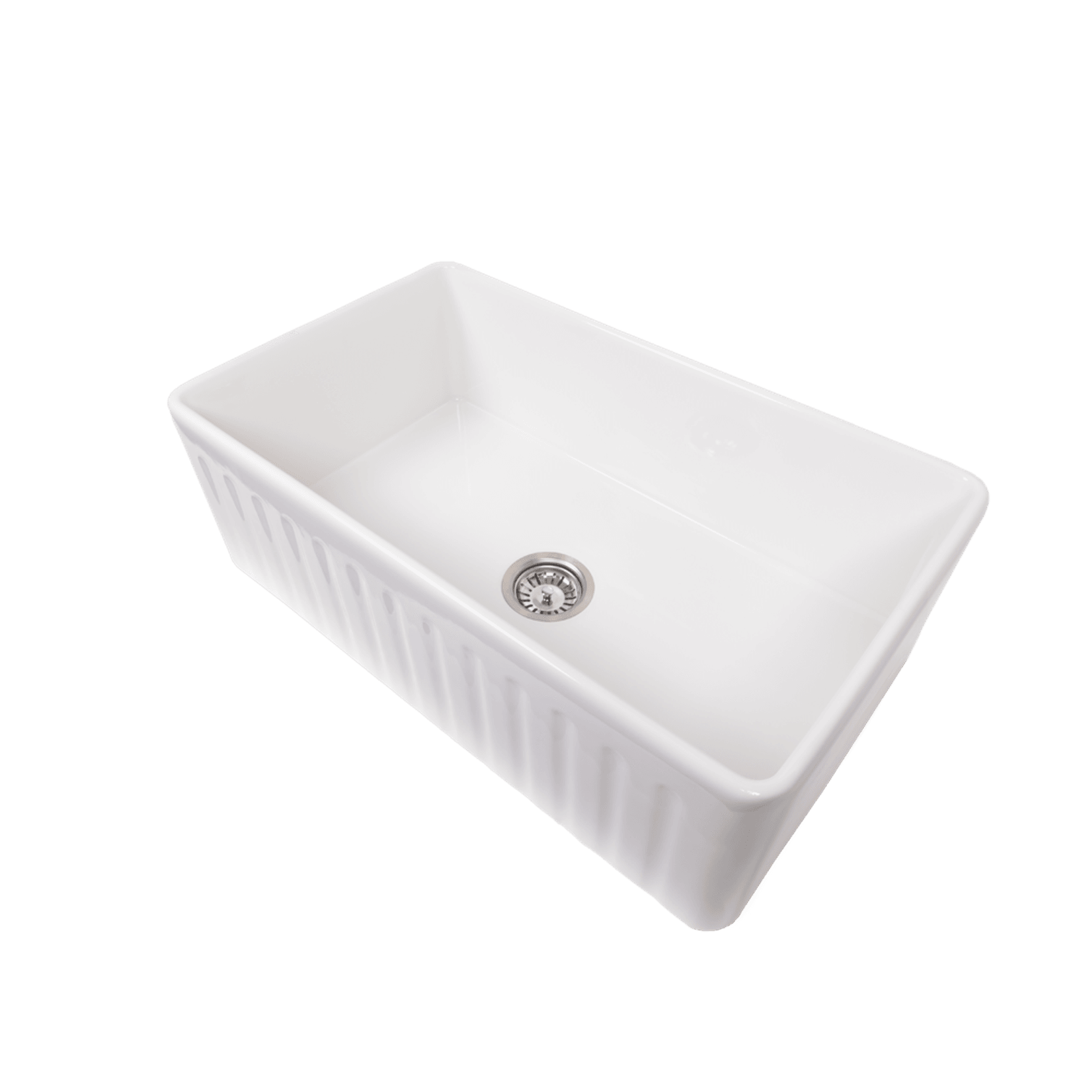 Elodie 760x459 Farmhouse Fireclay Single Bowl Sink gallery detail image