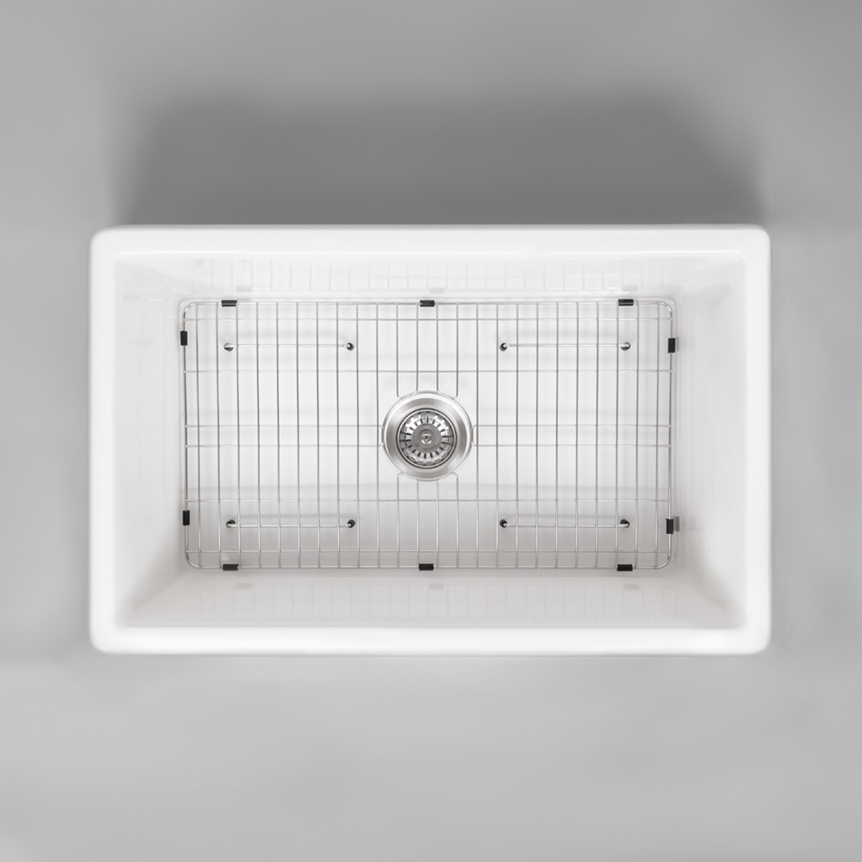 Libby 760x449 Gloss White Fireclay Single Bowl Sink gallery detail image