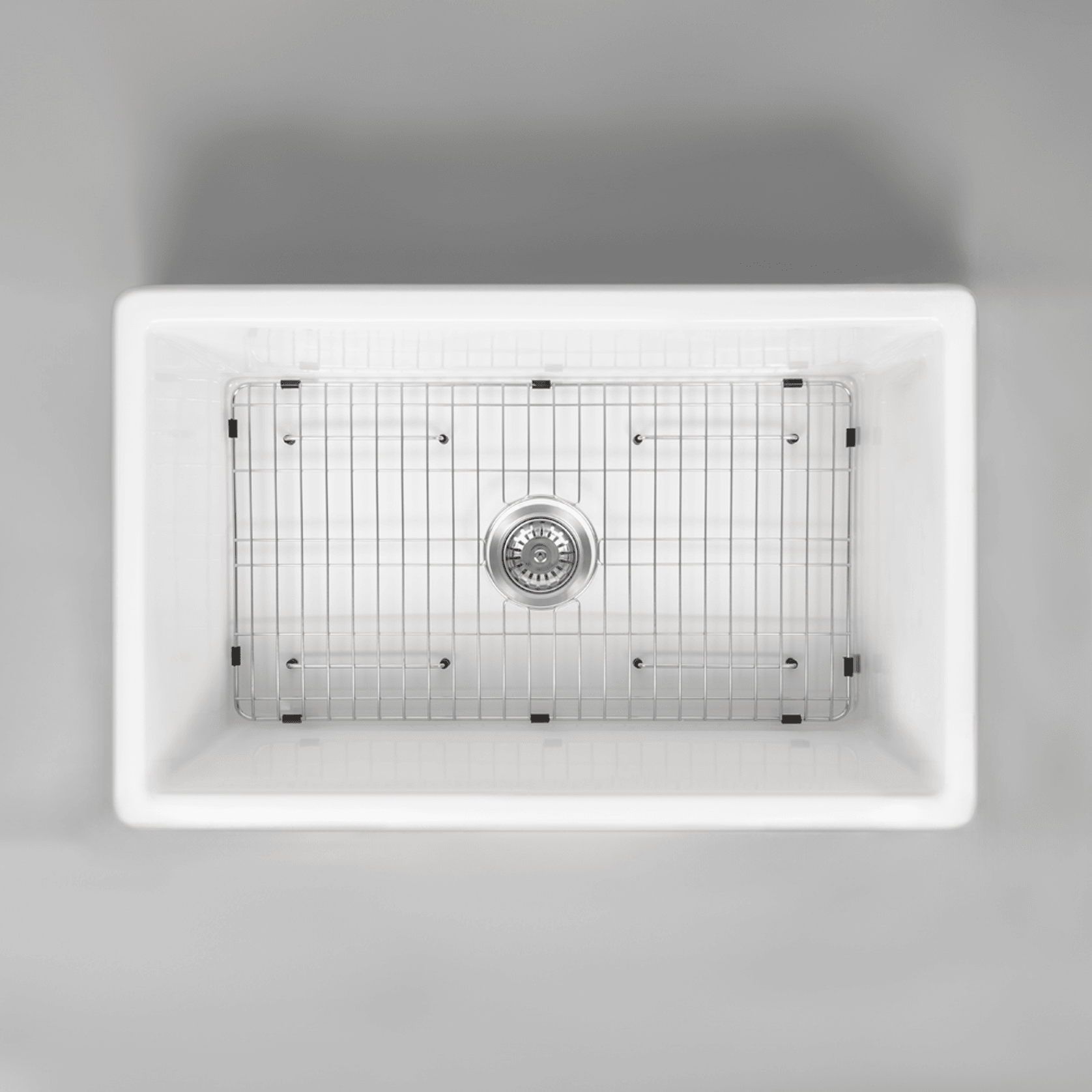 Libby 760x449 Gloss White Fireclay Single Bowl Sink gallery detail image