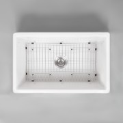 Libby 760x449 Gloss White Fireclay Single Bowl Sink gallery detail image