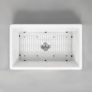 Libby 760x449 Gloss White Fireclay Single Bowl Sink gallery detail image