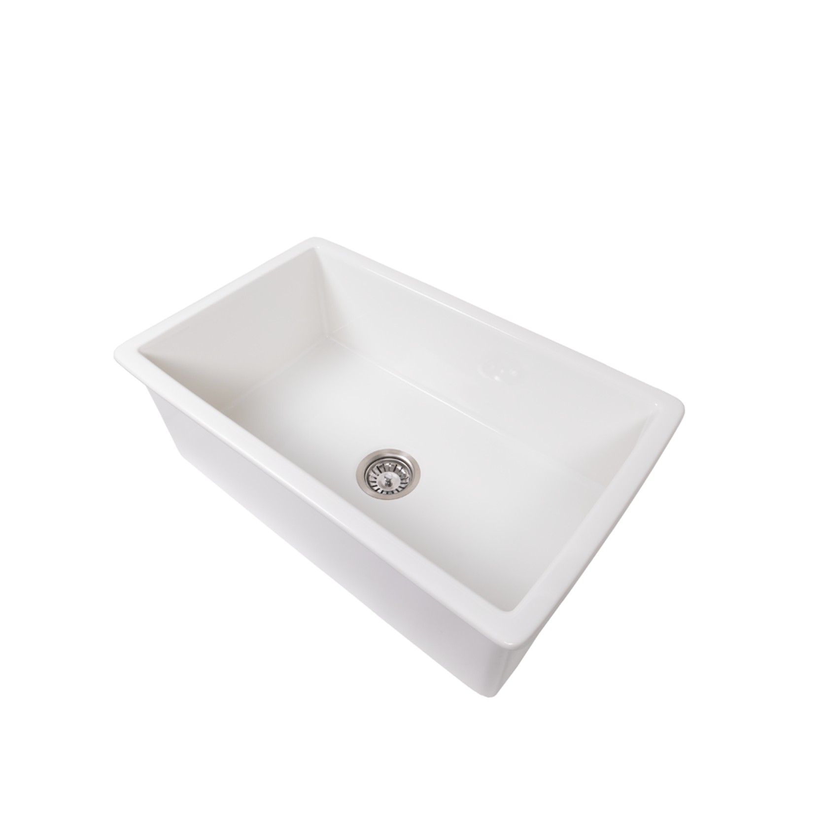 Libby 760x449 Gloss White Fireclay Single Bowl Sink gallery detail image