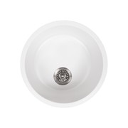 Douglas 460x460 White Granite Circle Single Bowl Sink gallery detail image