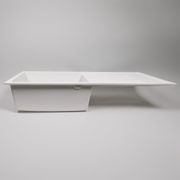 Randall 1000x500 White Granite Drainboard Sink gallery detail image