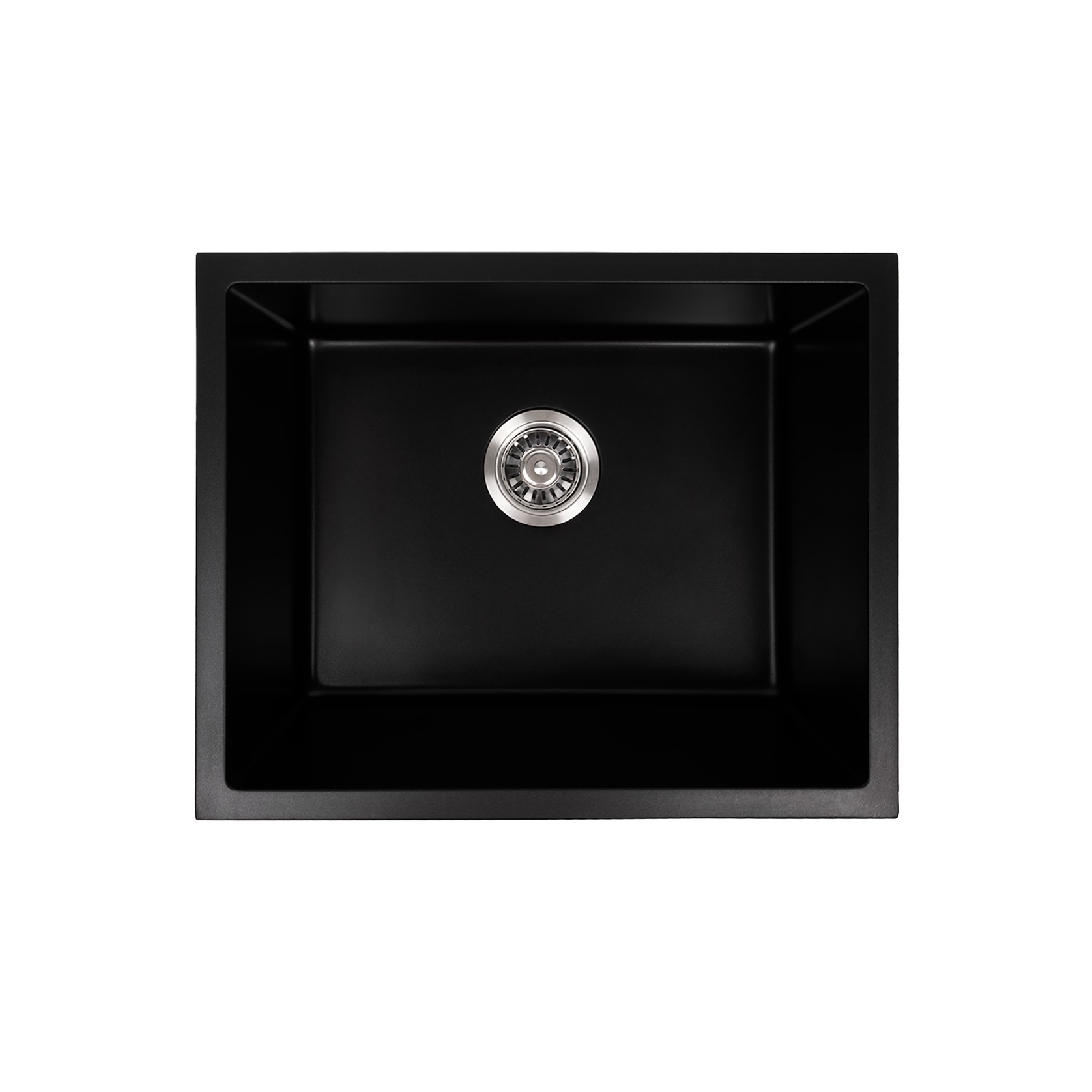 Donald 560x445 Black Granite Square Single Bowl Sink gallery detail image