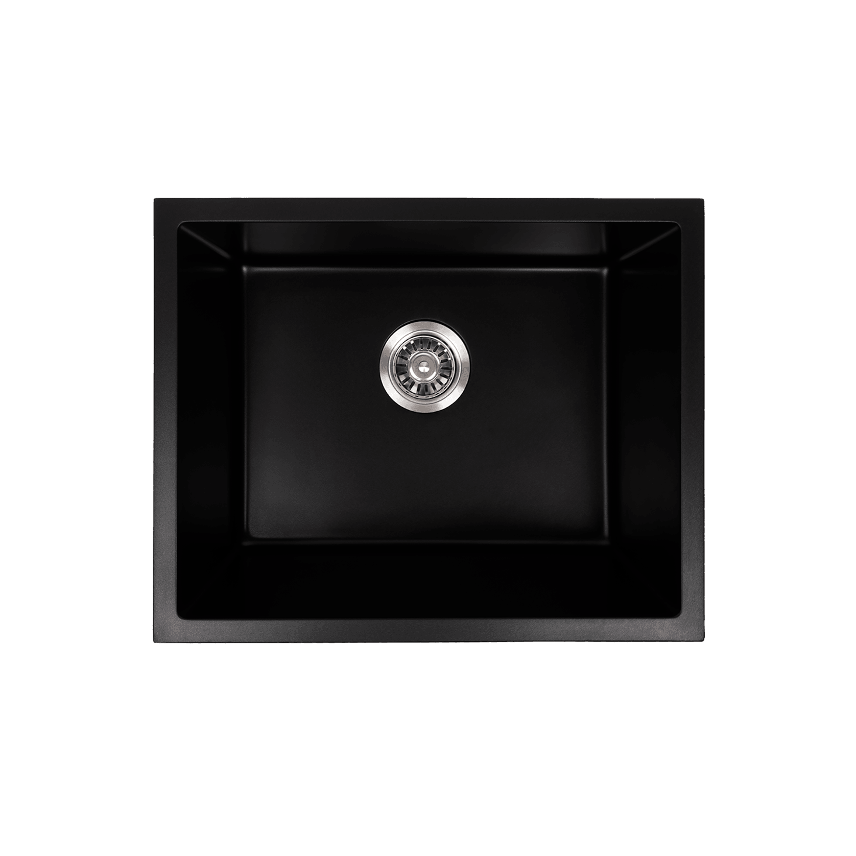 Donald 560x445 Black Granite Square Single Bowl Sink gallery detail image