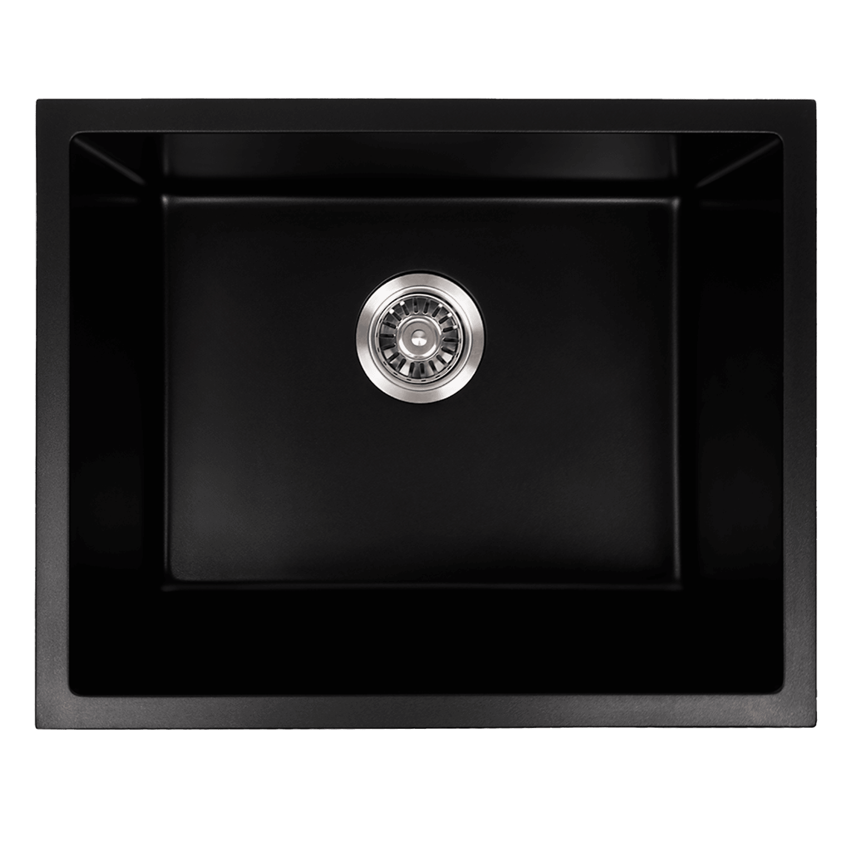 Donald 560x445 Black Granite Square Single Bowl Sink gallery detail image