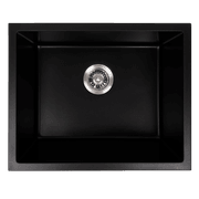 Donald 560x445 Black Granite Square Single Bowl Sink gallery detail image