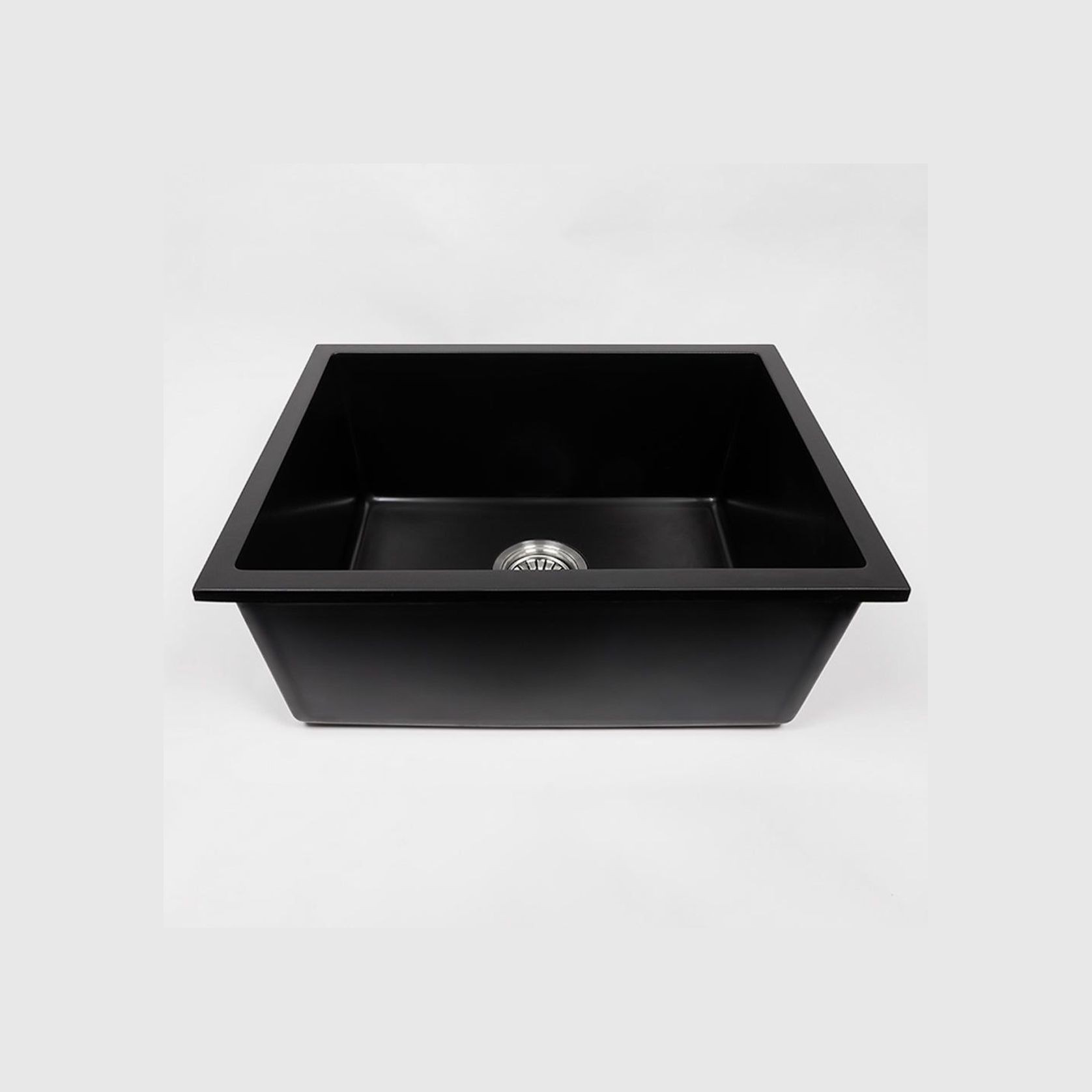 Donald 560x445 Black Granite Square Single Bowl Sink gallery detail image