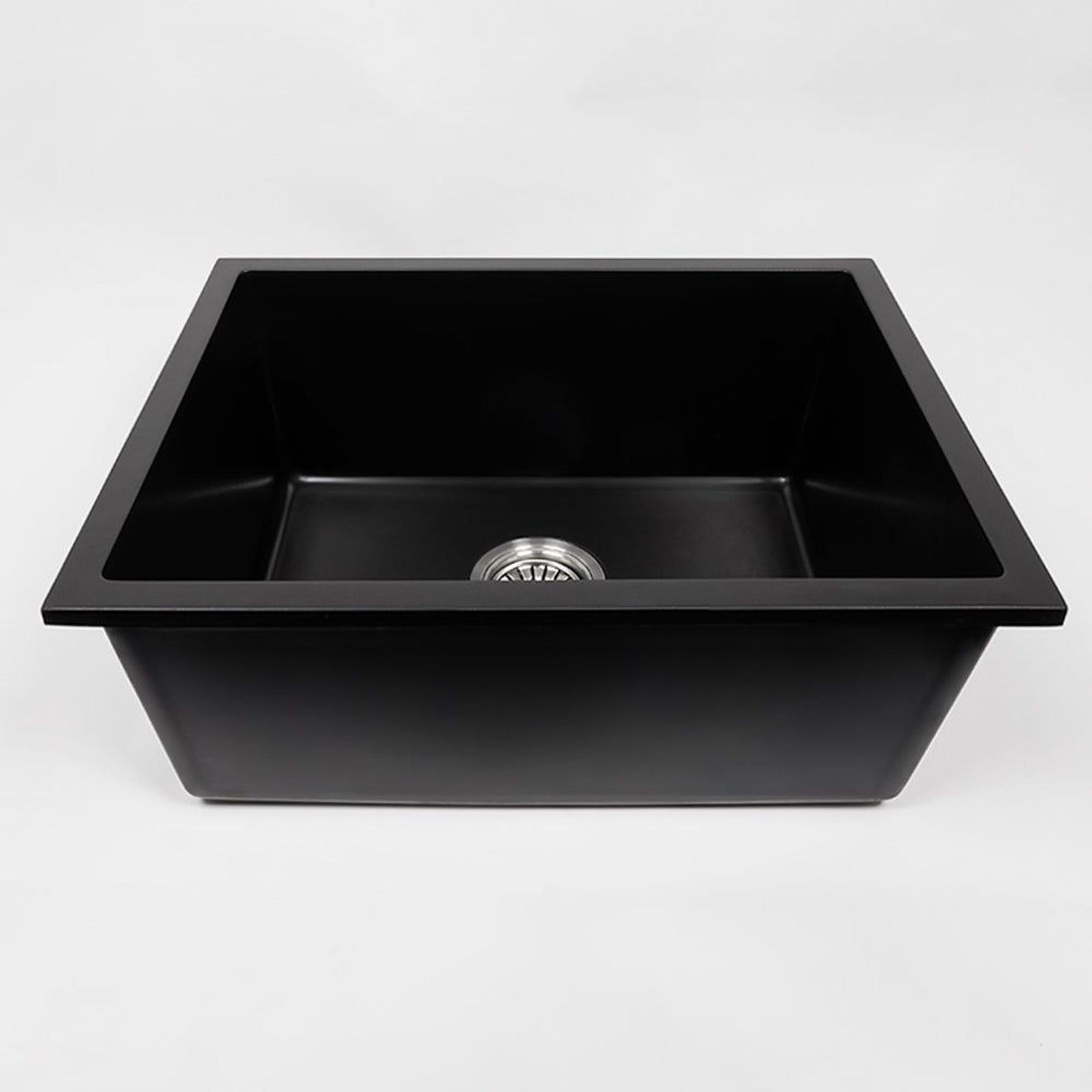 Donald 560x445 Black Granite Square Single Bowl Sink gallery detail image
