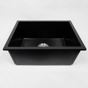 Donald 560x445 Black Granite Square Single Bowl Sink gallery detail image