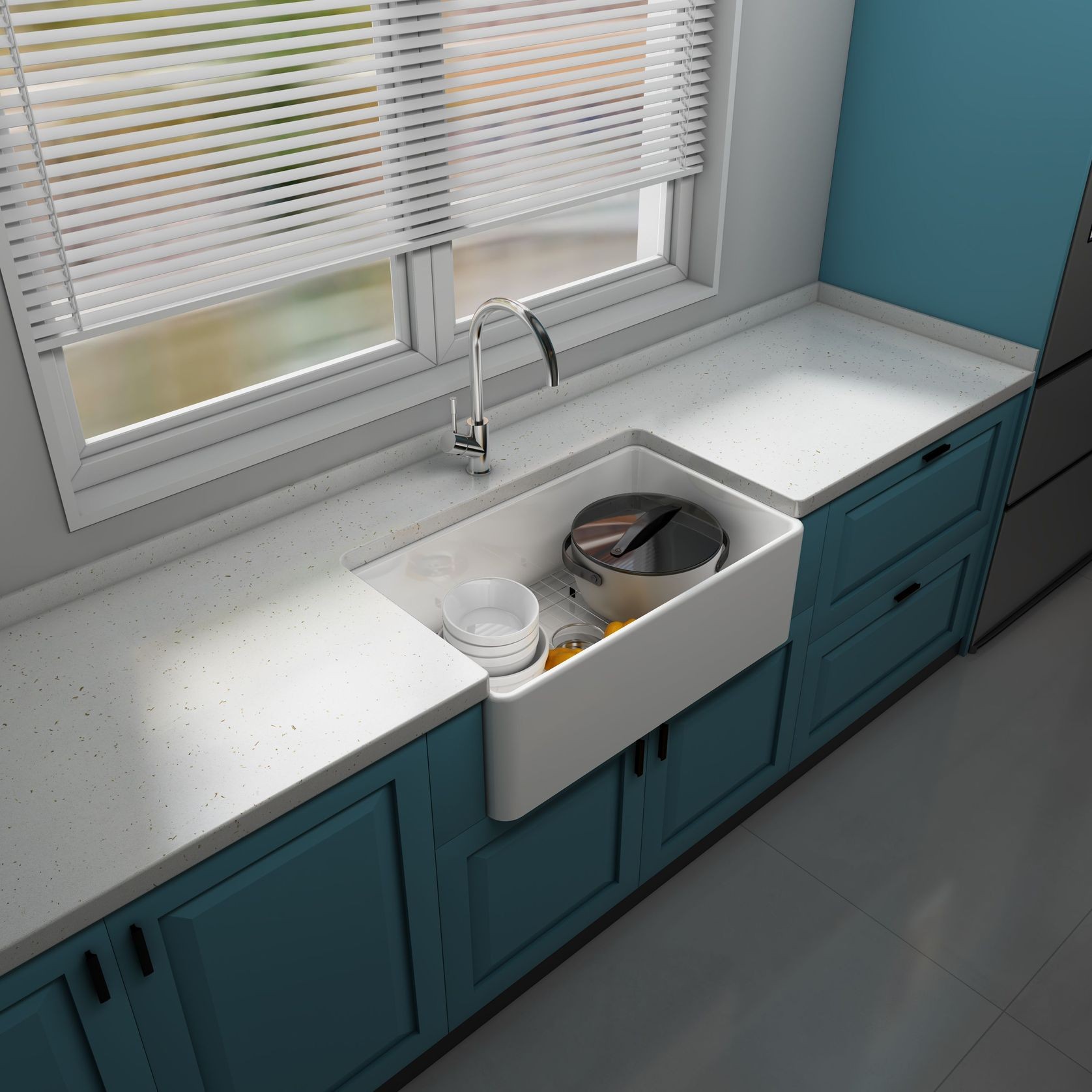 Butlers Sink - 758mm Traditional fireclay TK3018 gallery detail image