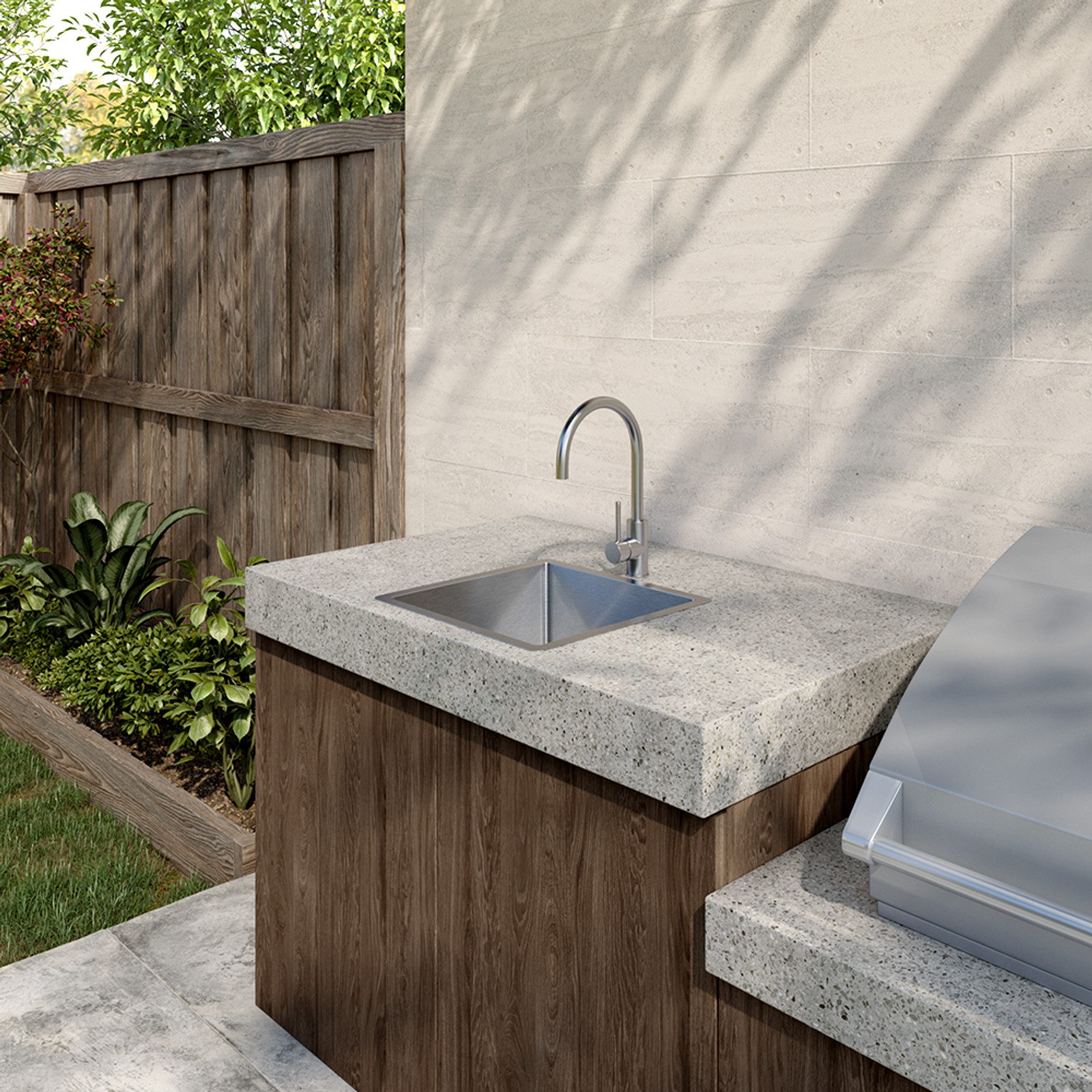 Niles 450x450 Alfresco 316 Stainless Steel Sink gallery detail image