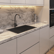 Brushed Gunmetal Avisa 700x450 Large Single Bowl Sink gallery detail image