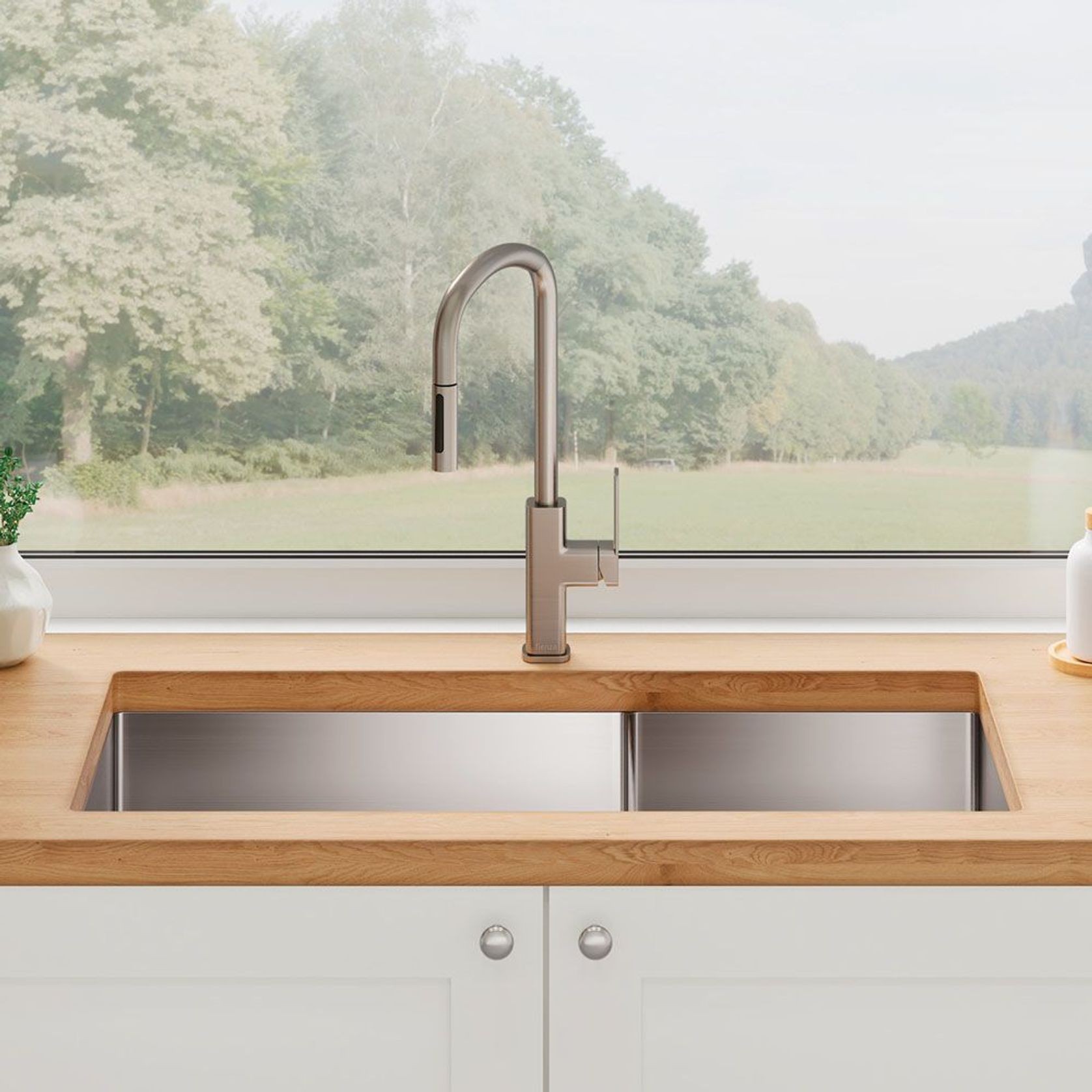 Hana 40L/27L Double Kitchen Sink gallery detail image