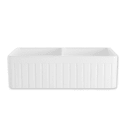 Butlers sink double fluted fireclay 828mm - TK3318TD gallery detail image