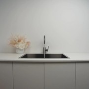 Brushed Gunmetal Madison 775x450 Double Bowl Sink gallery detail image