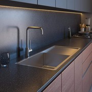 Cody 950x450 Single Bowl w Drain Board Sink gallery detail image