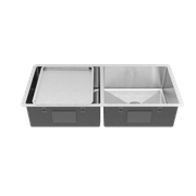 Lucas 975x450 Double Bowl Sink gallery detail image