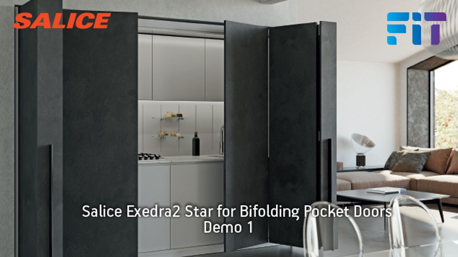 Salice Exedra2 Bifolding Pocket Door gallery detail image