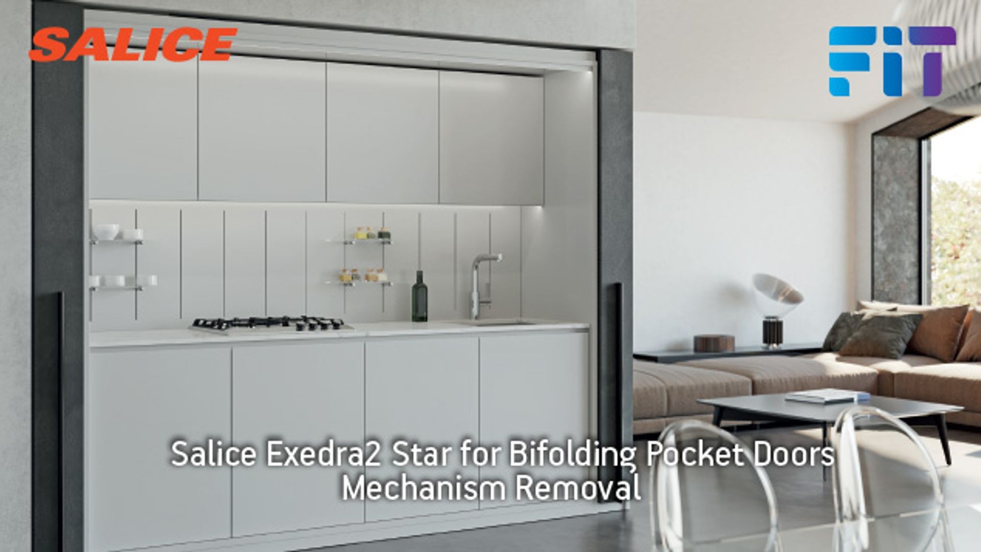 Salice Exedra2 Bifolding Pocket Door gallery detail image