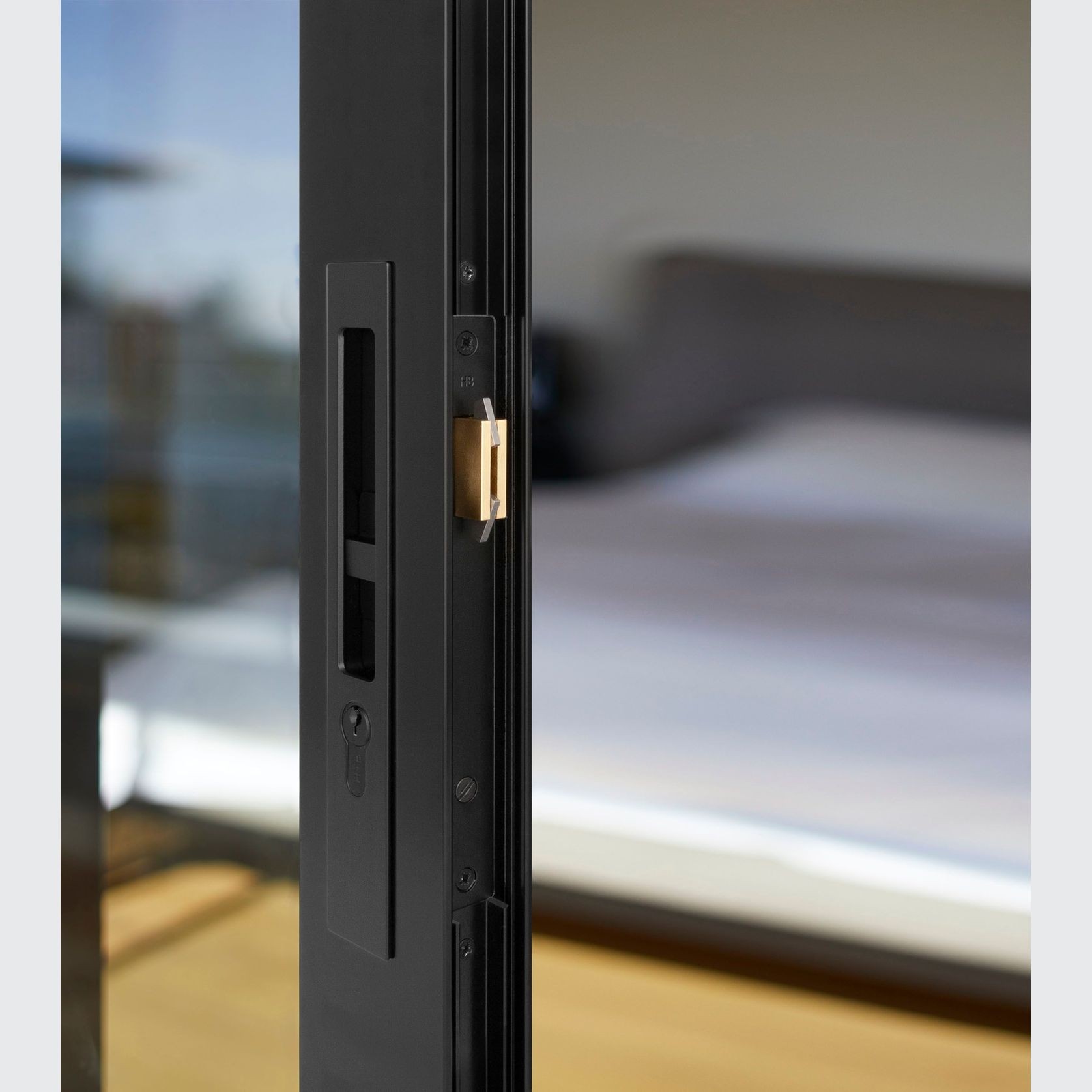 HB640 Lock Series Narrow Backset for Sliding/Cavity Slider Doors gallery detail image