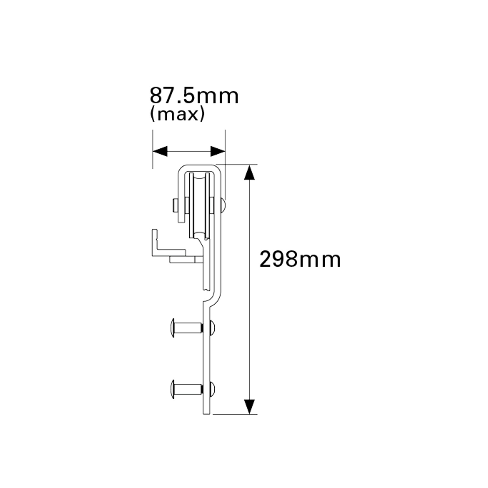 CS Barn Door Track and Hanger Pack gallery detail image