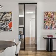 Steel Frame Glass Internal Sliding Doors - Galvanised P gallery detail image