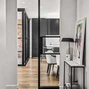 Steel Frame Glass Internal Sliding Doors - Galvanised P gallery detail image