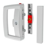 Aria D Pull with Pinnacle Sliding Door Lock gallery detail image