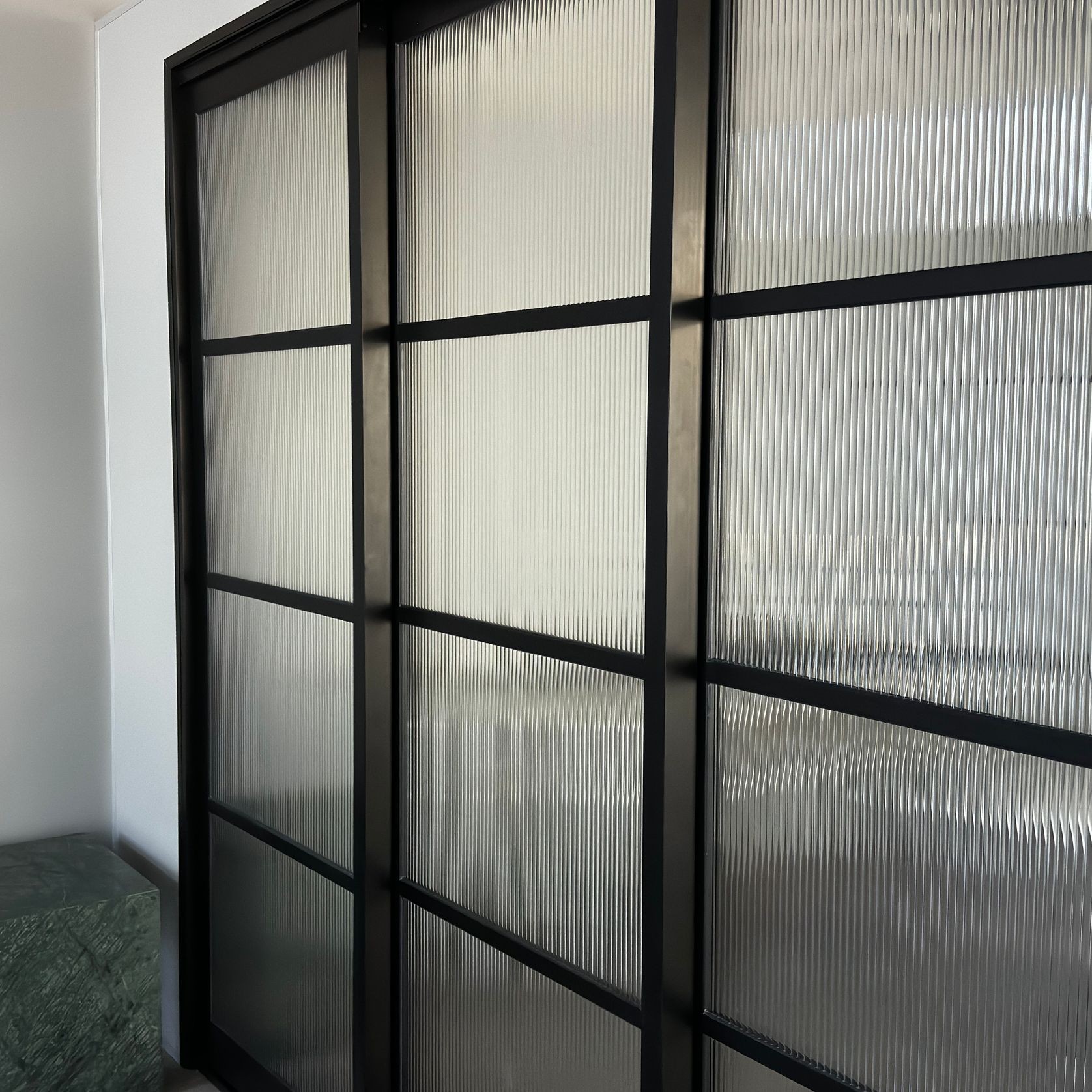 Steel Frame External Sliding Doors - Galvanised FPS50 gallery detail image