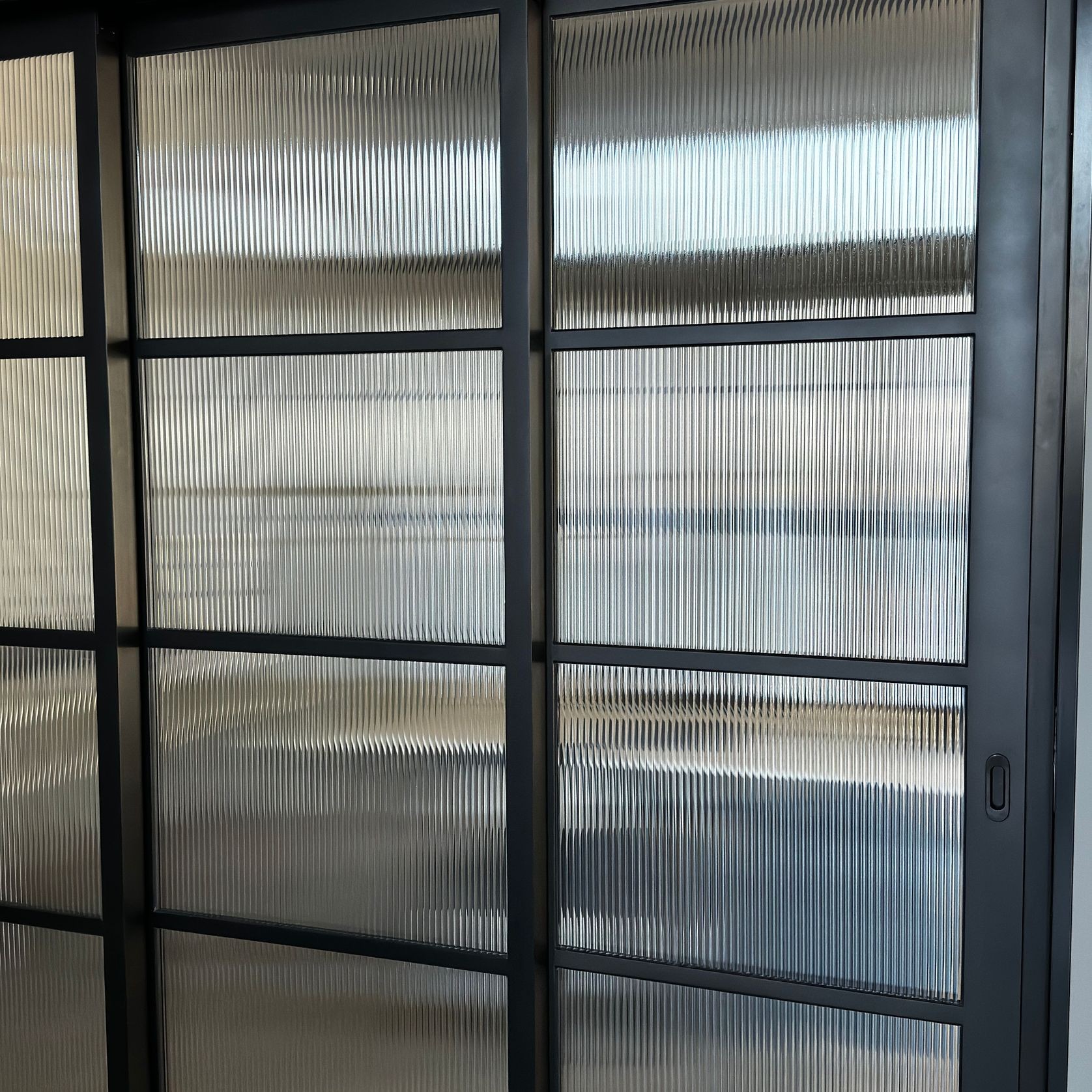 Steel Frame External Sliding Doors - Galvanised FPS50 gallery detail image