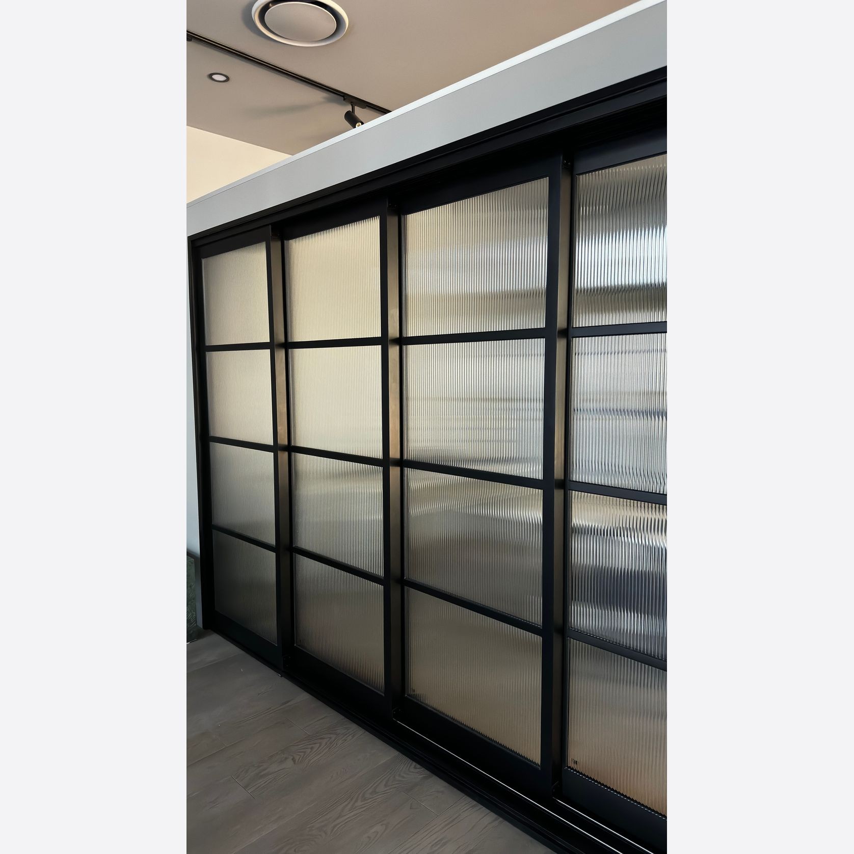 Steel Frame External Sliding Doors - Galvanised FPS50 gallery detail image
