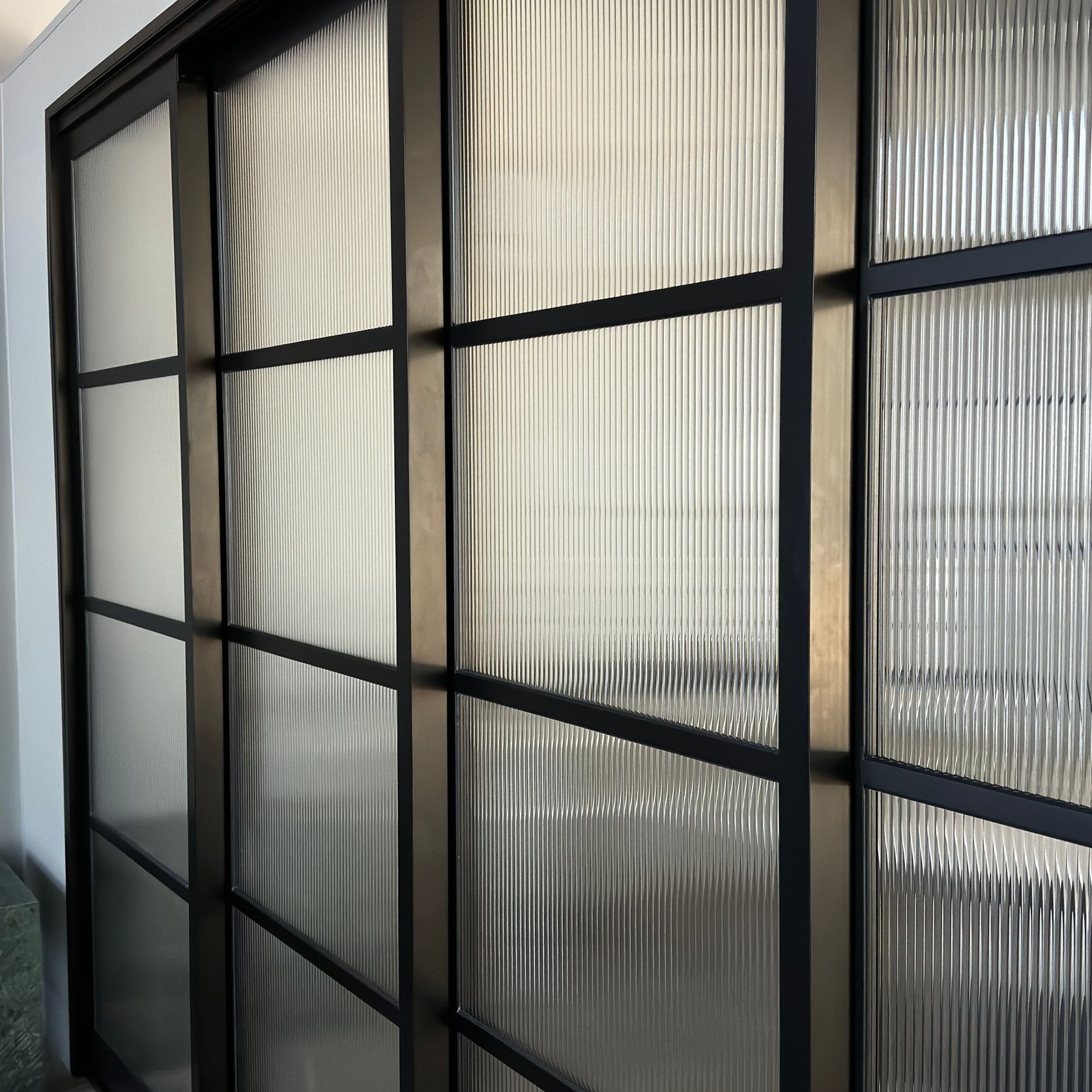 Steel Frame External Sliding Doors - Galvanised FPS50 gallery detail image