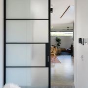 Steel Frame Glass Internal Sliding Doors - Galvanised P gallery detail image