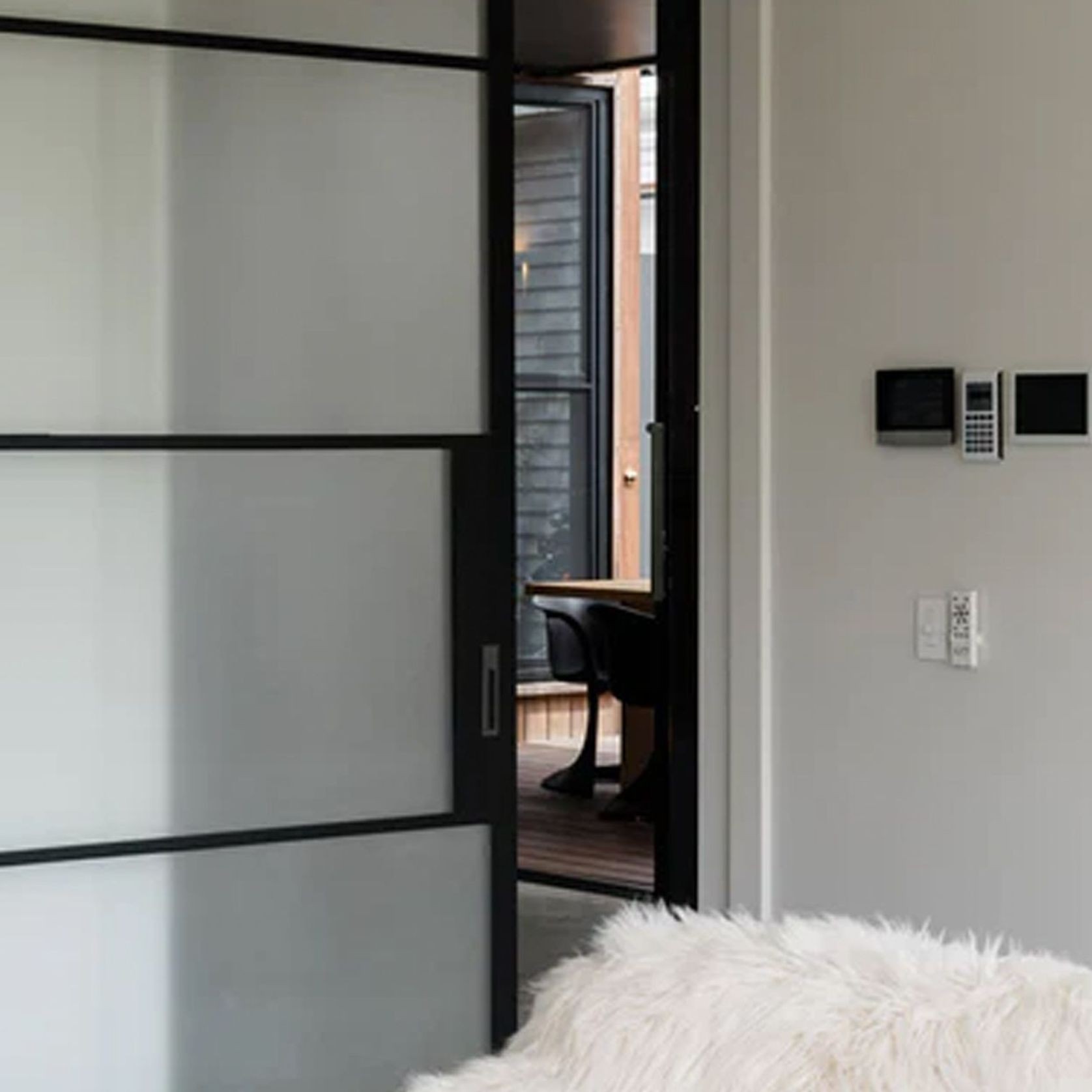 Steel Frame Internal Sliding Doors - Galvanised FPS50 gallery detail image