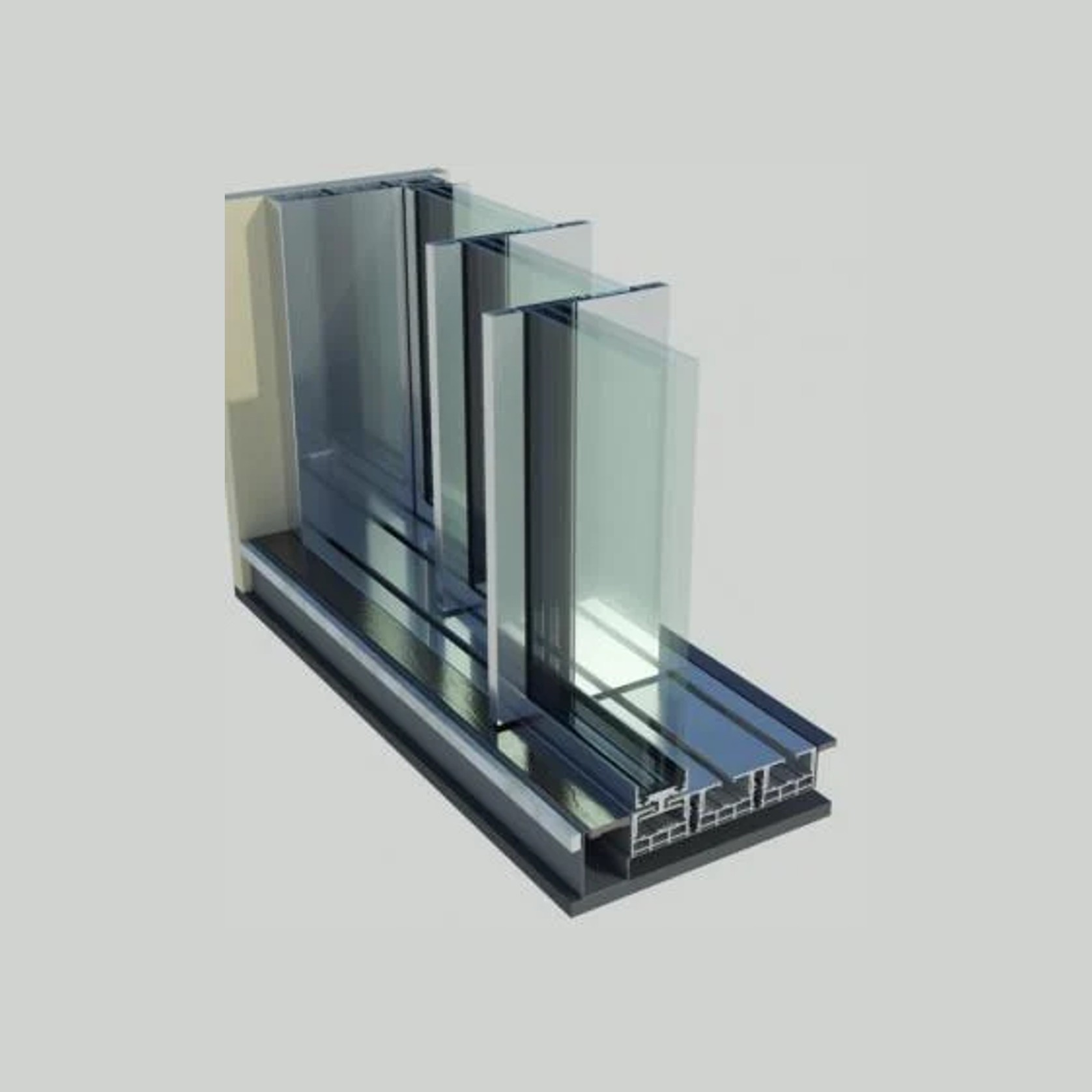 Urbane Thermally Broken Minimalist Sliding Door System gallery detail image