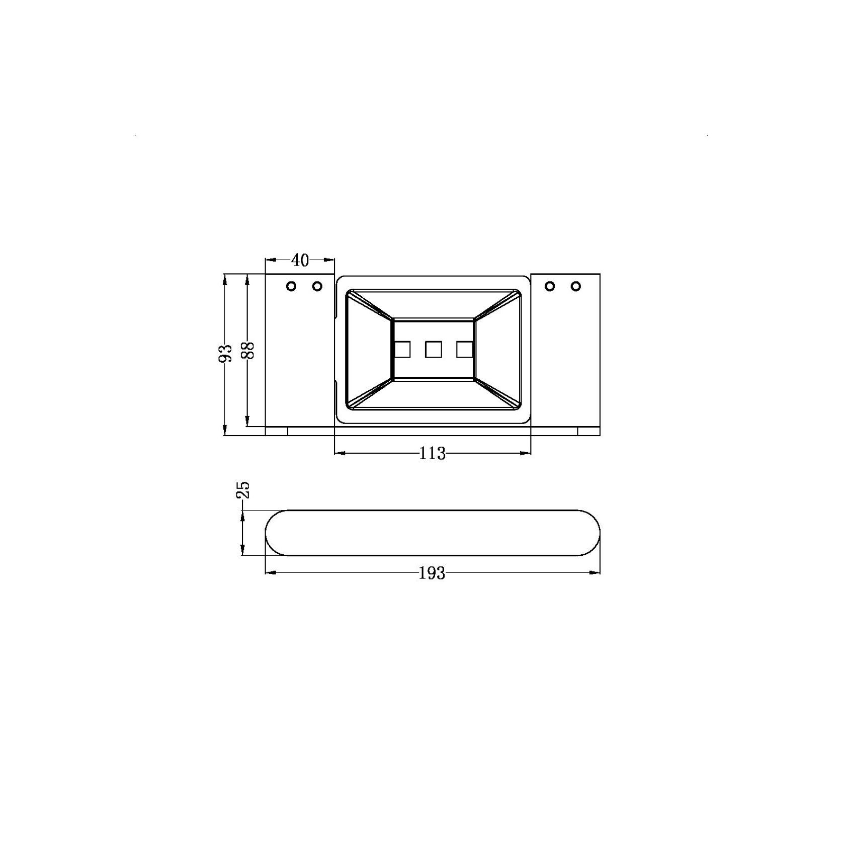 Bianca Soap Dish Holder | Matte Black gallery detail image