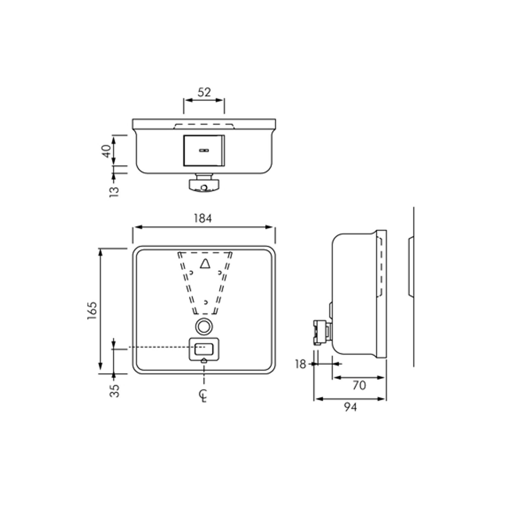 ASI Profile Surface Mounted Liquid Soap Dispenser gallery detail image